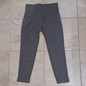 Women's Social Media VIRAL "Butt Lifting" Charcoal Leggings, LG, Wore 1x